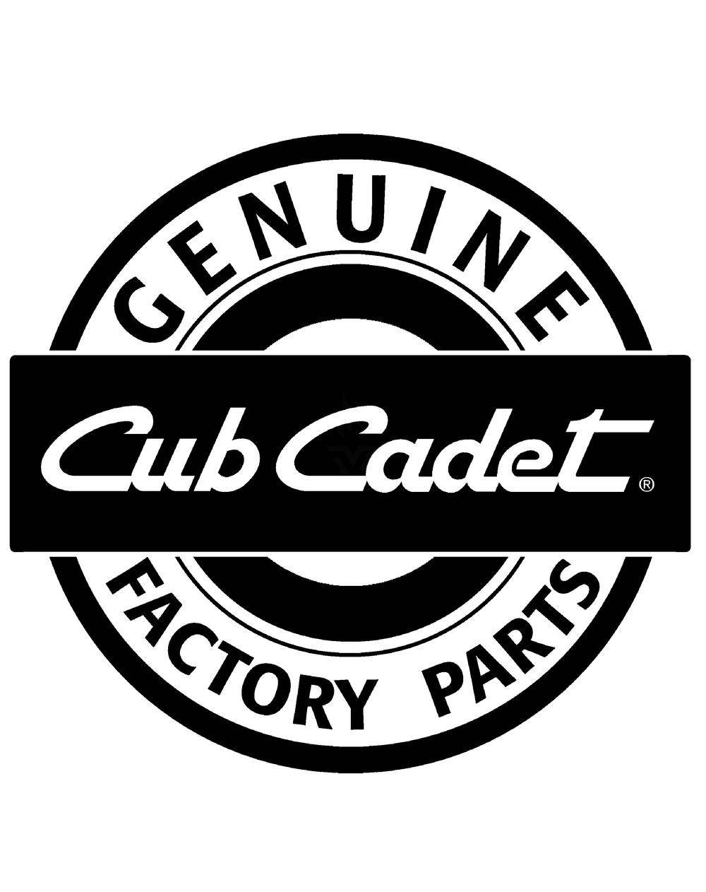 .Quick Reference Diagram and Parts List for M54-KW 53CB5DBW750-23HP-OHV Cub Cadet Lawn Tractor